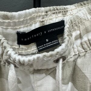 Sanctuary Cream and Tan Pants